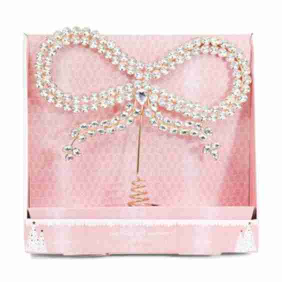 Crystal Bow Tree Topper