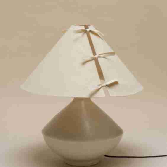 Bone Ceramic Lamp