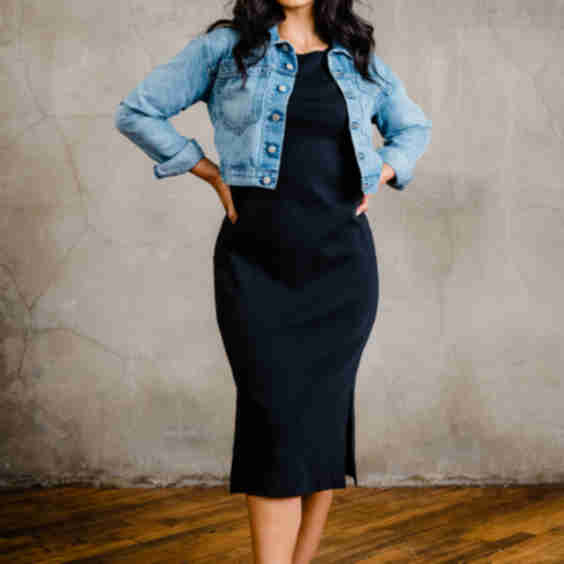 Maria Boxy Midi Dress