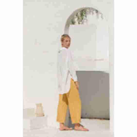 Poolside Oversized Button Top