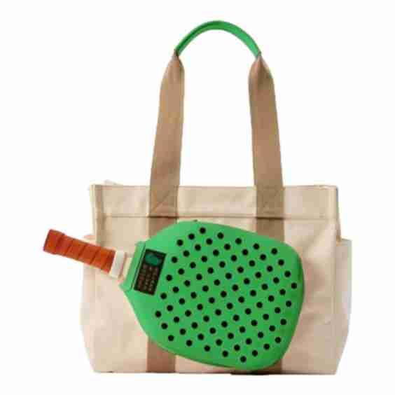 Canvas Pickleball Tote 