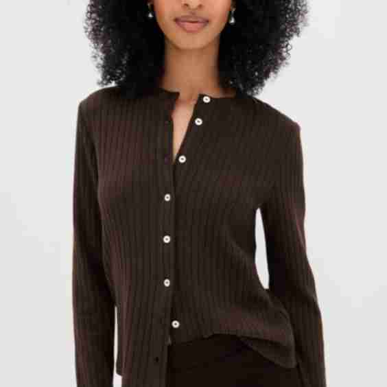 Sweater Rib Cardigan