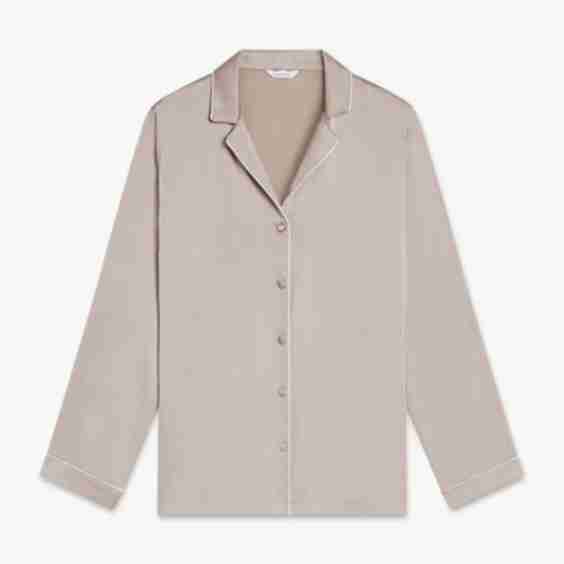 Long Premium Silk PJ Top