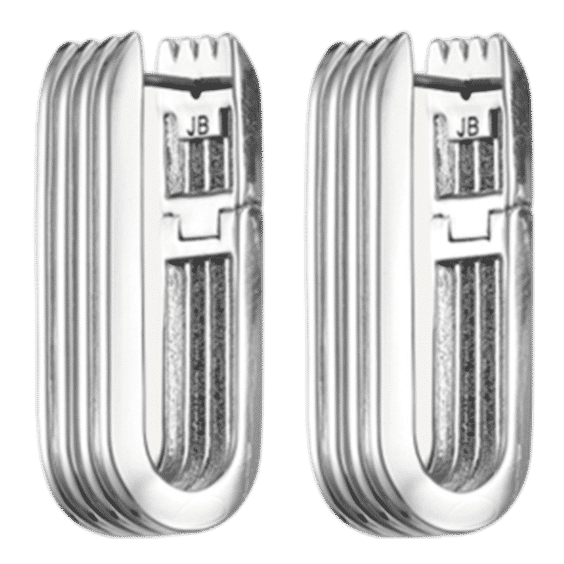 Rahni Ribbed U-Link Earrings