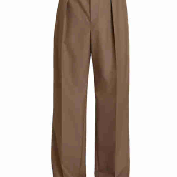 Single-Pleat Pants