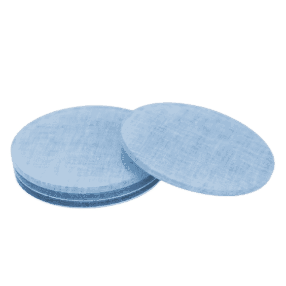 Campbell Blue Chambray Coaster Set