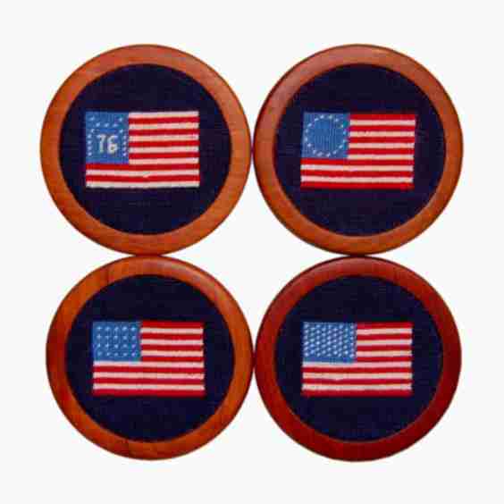 Needlepoint Coasters Set of 4