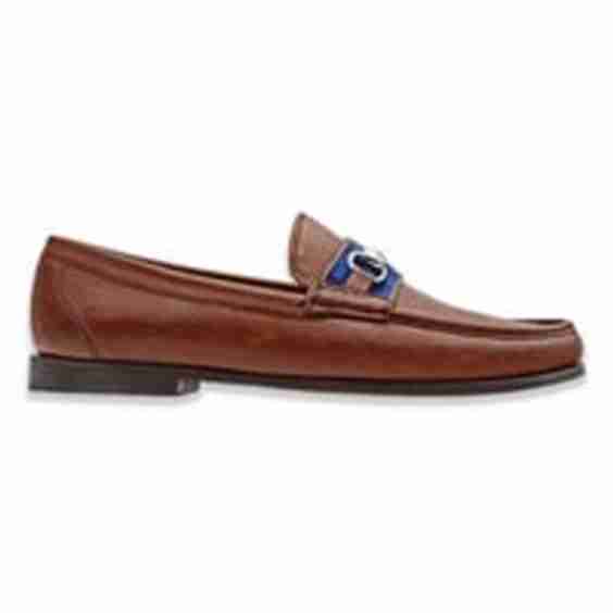 Navy Camo Downing Bit Loafers