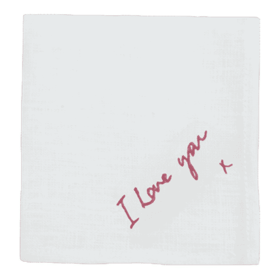 Handwritten Handkerchief