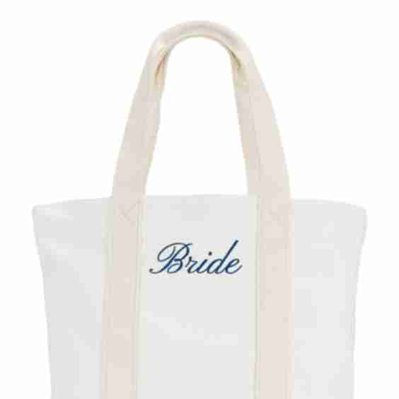 Bridal Canvas Tote Bag
