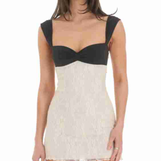 Two Toned Lace Dress 
