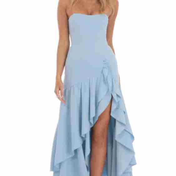 Strapless Corset Maxi Dress 