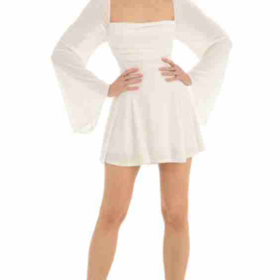 Sirena Flare Sleeve Dress