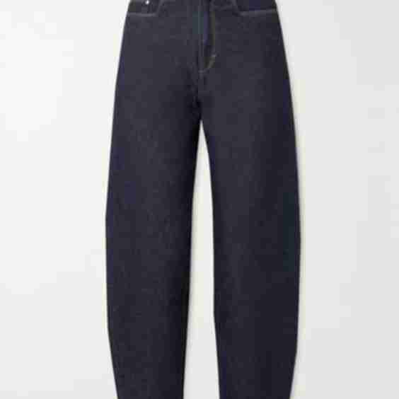 + Net Sustain Chamomile Organic Cropped High-Rise Tapered Jeans