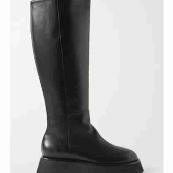 Rosa Leather Knee Boots