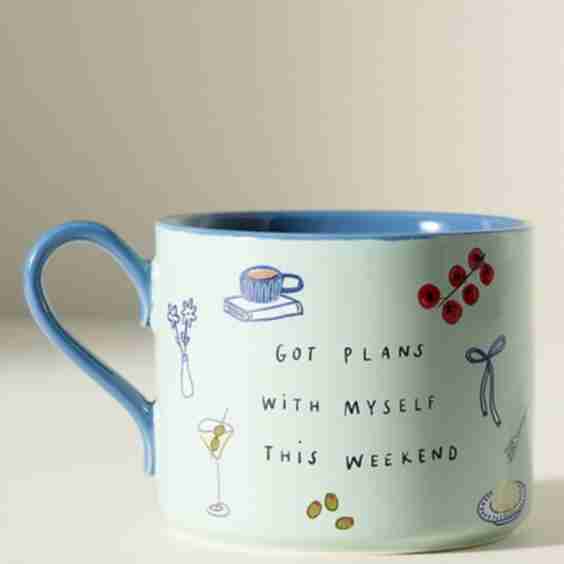 Got Plans with Myself Stoneware Mug