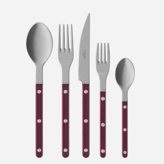 Bistrot Vintage Pearly, 5 Pieces Cutlery Set