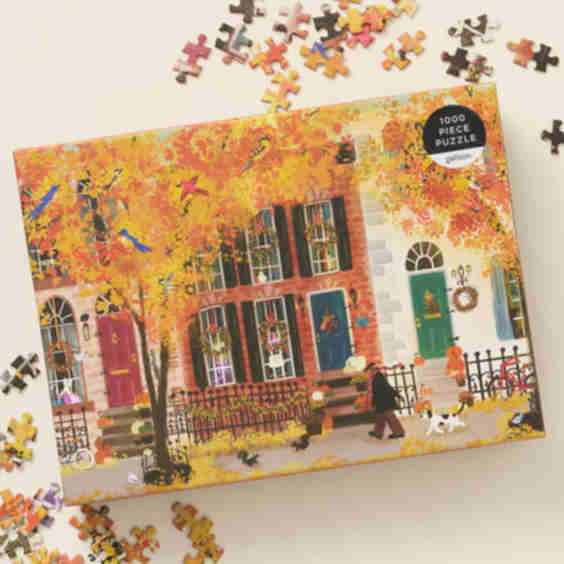 Autumn in the Neighborhood 1000-Piece Puzzle
