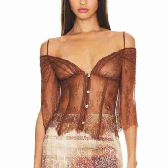 Lace Off Shoulder Top