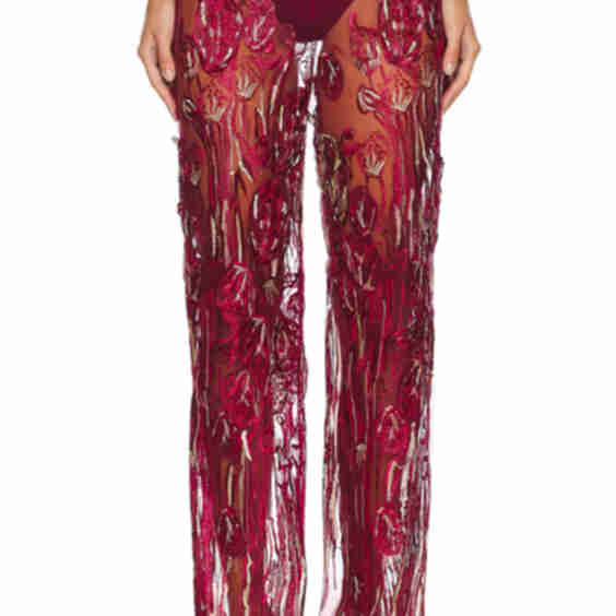 Full Length Embroidered Pants