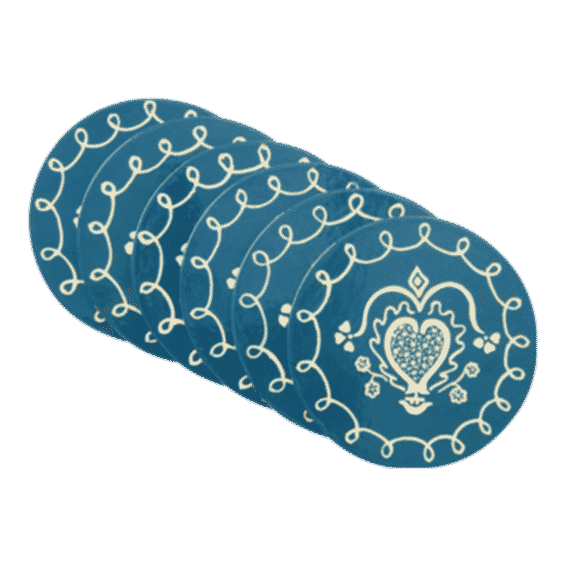 Blue Sicilia Coaster Set