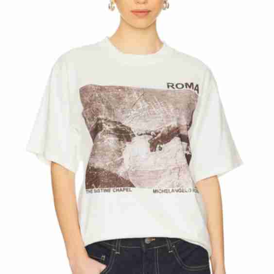Roma The Sistine Chapel Boxy Tee
