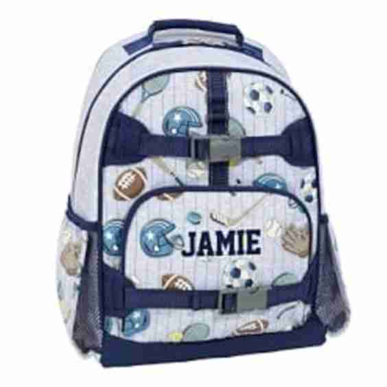 Mackenzie Glow-in-the-Dark Pinstripe Sports Backpack