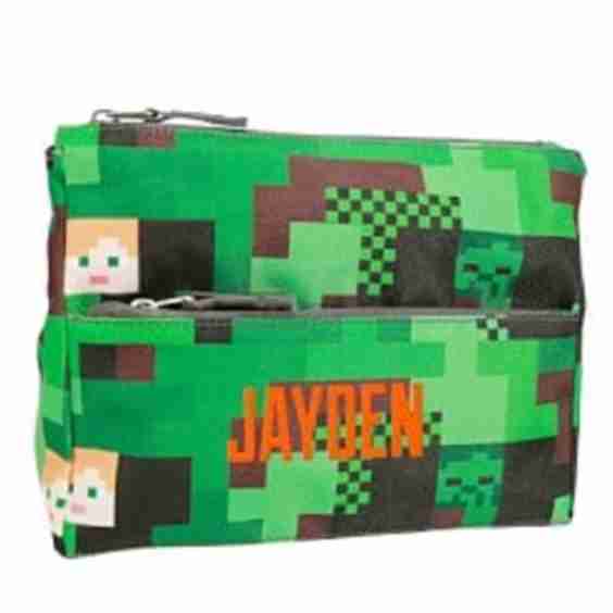 Mackenzie Minecraft Camo Supplies Pouch