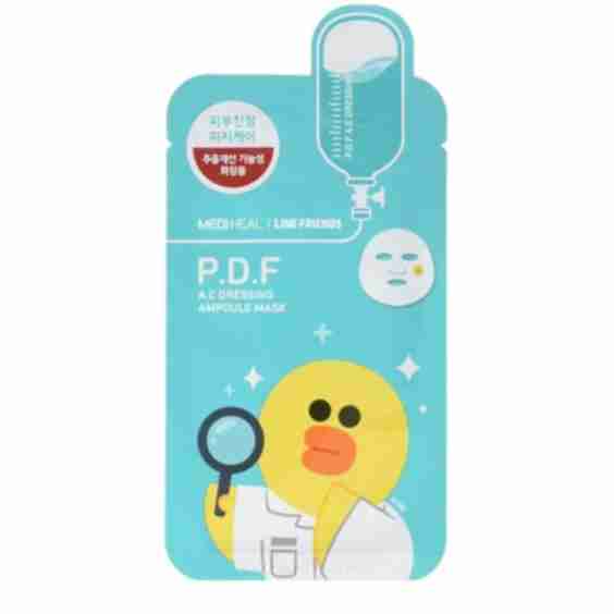 Line Friends P.D.F AC Dressing Ampoule Mask
