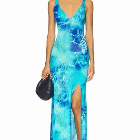 Plunge Long Dress