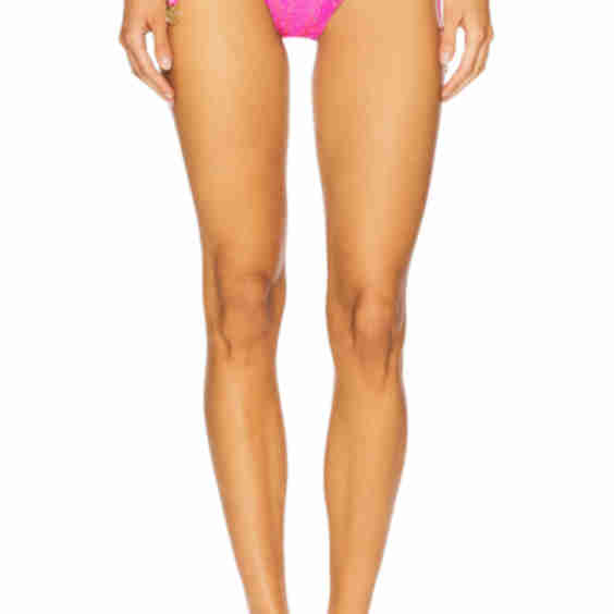 Seamless Ruched Back Brazilian Tie Bottoms