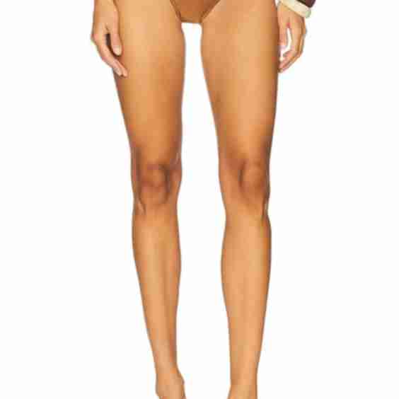 Strappy Brazilian Ruched Back Bikini Bottom