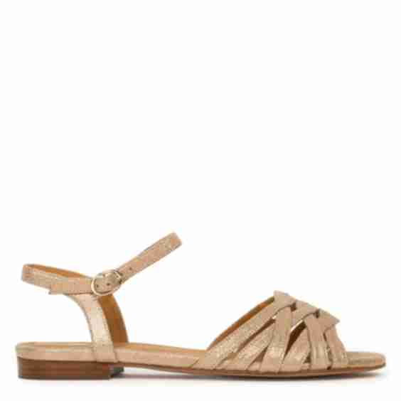 Ellis Leather Flat Sandals