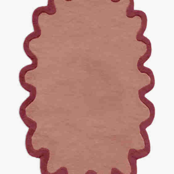 Halo Burst Hand Tufted Oval Wool Rug