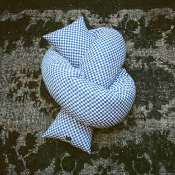 Perfect Blue XL Knot Cushion