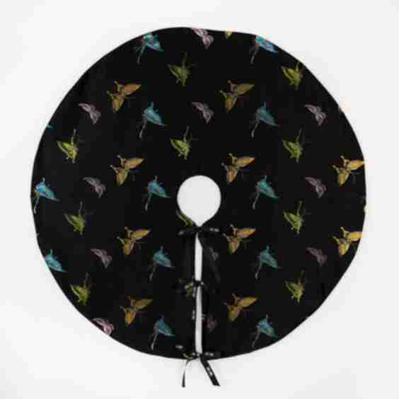 'Dark Romance' Black Holiday Tree Skirt