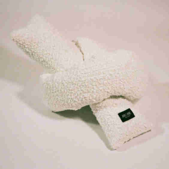 Angel Boucle Baby Knot Cushion