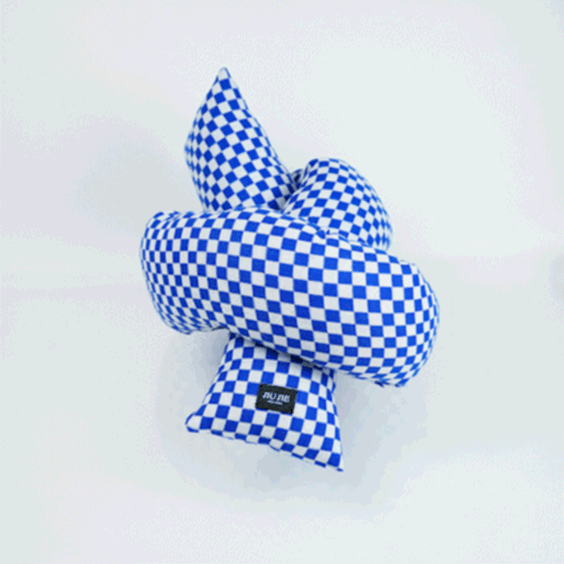 Perfect Blue Knot Cushion