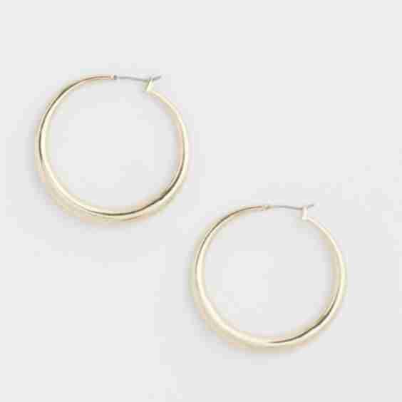 Cassie Gold-Tone Hoop Earrings