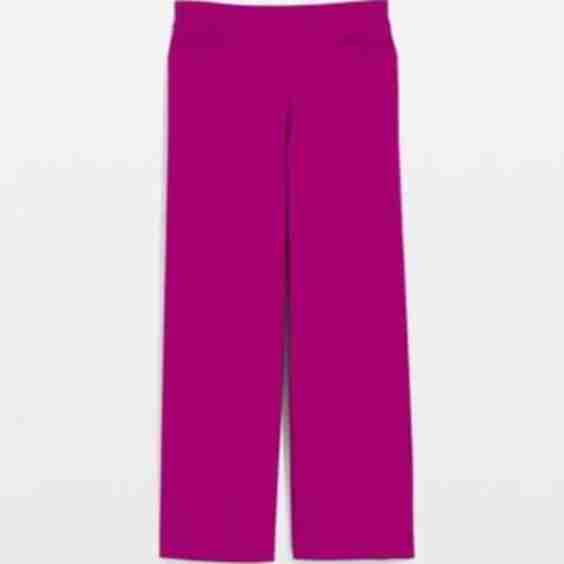 Brigitte Pull-On Wide Leg Cropped Pants