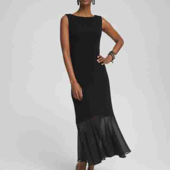Travelers Chiffon Hem Dress
