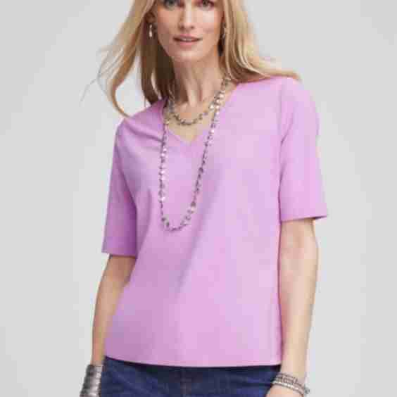 Elbow-Sleeve Perfect Tee