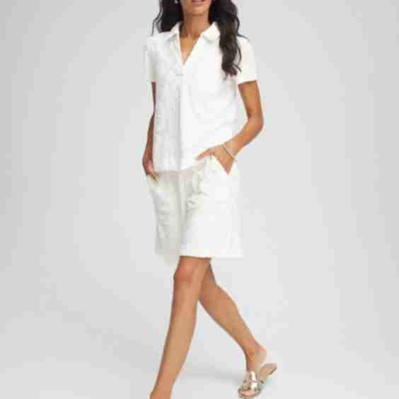 Terry Cloth Pull On Shorts