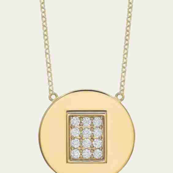 14K Gold Diamond Birthstone Necklace
