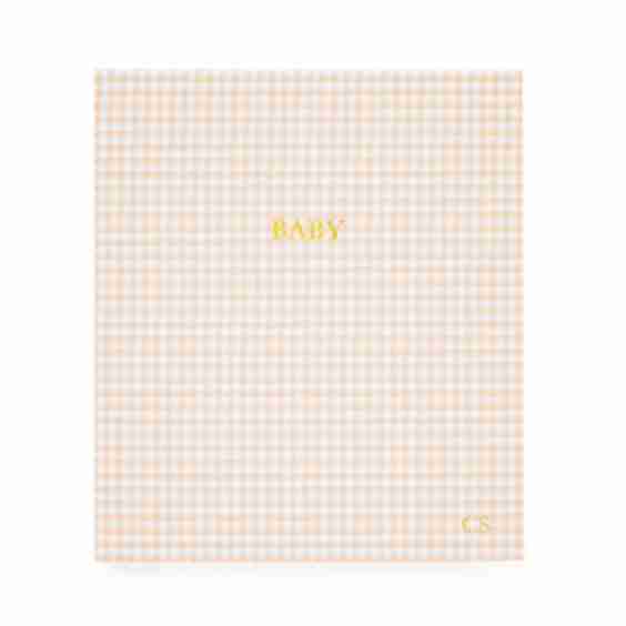 Sugar Paper x Maisonette Gingham Baby Book