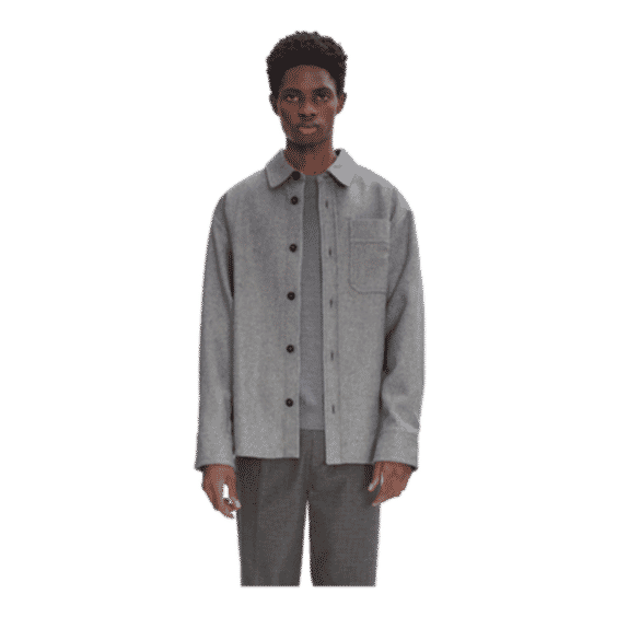 Basile Brodée Poitrine Overshirt