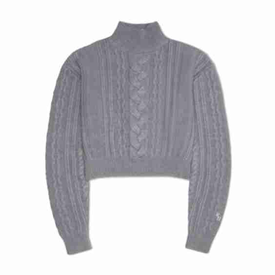 Dallas Cable Knit Turtleneck Sweater 