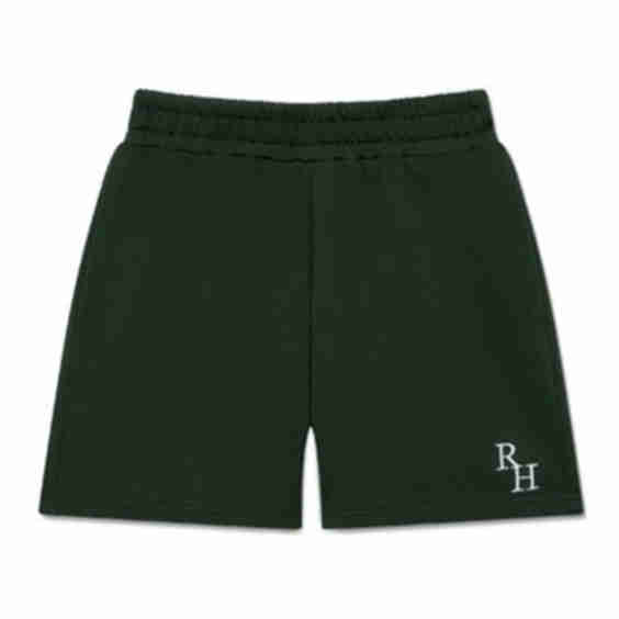 Green Varsity Cotton Short