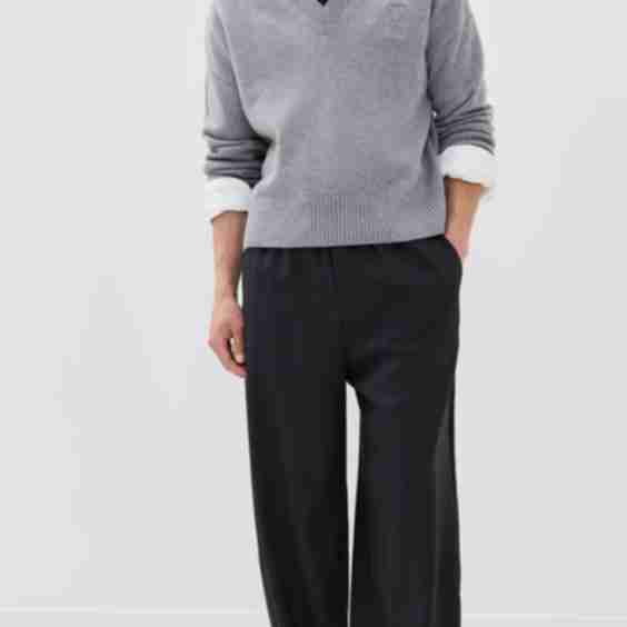 Light Wool Twill Pant Elastique