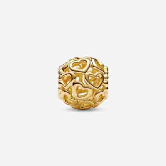 Openwork Heart Charm